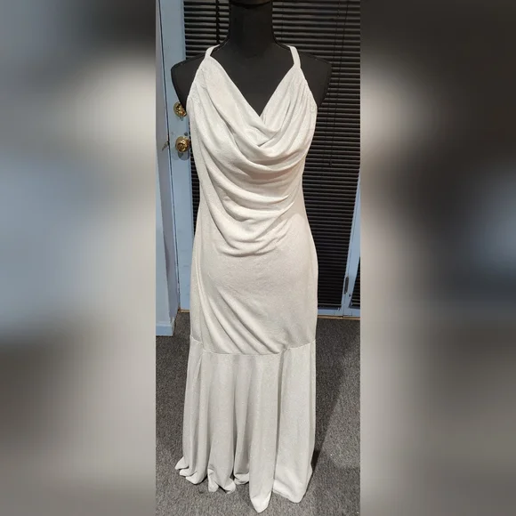 VENUS | Dresses | Venus Metallic Halter Maxi Dress | Poshmark VENUS | Dresses | Venus Metallic Halter Maxi Dress | Poshmark